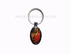 Jesus with the Crown of Thorn Keychain