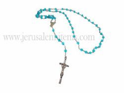 Pure Crystal Rosary Blue