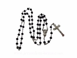 Pure Crystal Black Rosary