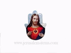 Sacred Heart of Jesus Ceramic Magnet
