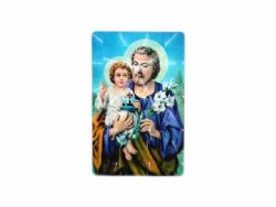 St.Joseph & Baby Jesus Rubber Magnet