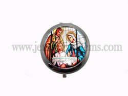 Holy Land Mirror with Holy Family Image