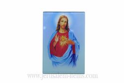 Sacred Heart Of Jesus Glass Frame