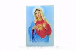 Sacred Heart of Mary Glass Frame