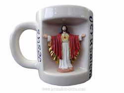 Ceramic Mug with Jesus Design