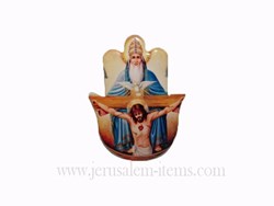 Jesus and God the Father Ceramic Magnet
