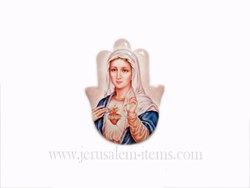 Mother Mary Ceramic Magnet