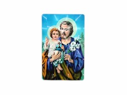 ST.Joseph and Baby Jesus Rubber Magnet