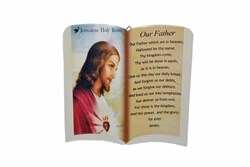 Sacred Heart of Jesus Ceramic Picture with Prayer