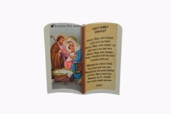 Holy Family Ceramic Picture with Prayer