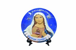 Mama Mary Polyresin Plate