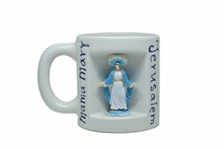 Ceramic Mug with Mama Mary Design