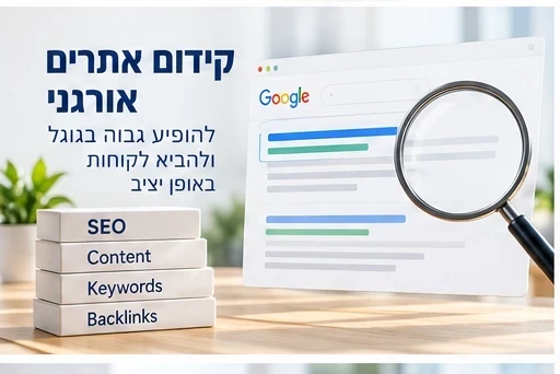 קידום אתרים אורגני - איך משפרים נראות בגוגל?