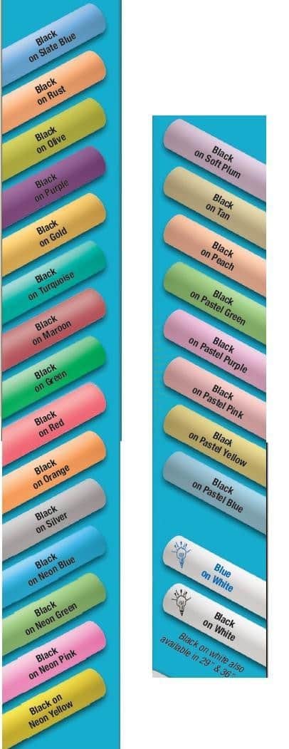 גלרית צבעים לגלילי הנייר