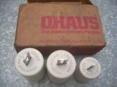 משקולות    ohaus