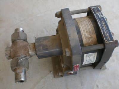 משאבת  אויר  haskel  air  driven  fluid  pump