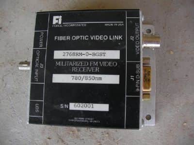 רכיבים  fiber  optic  video  link