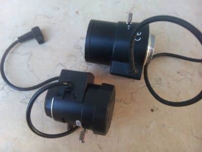 עדשות  אלקטרוניות   spacecom  cctv  lens