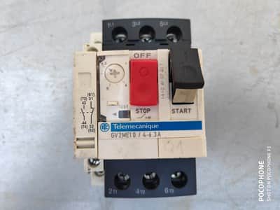 מפסק מנוע telemecanique gv2me10/4-6 3a