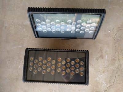 זוג  תאורה  צבעונית  מבוקרת  cue  300h  pro  rgba  led
