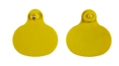 תג אוזן ספרדי כפול לבקר צהוב