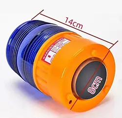 פנס אזהרה מהבהב מופעל סוללות LTD5088