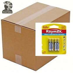 סוללות AAA אלקליין 4 סוללות Extra Long Life Raymax מארז 480 י"ח