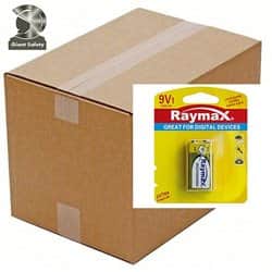 סוללה 9V אלקליין Extra Long Life Raymax מארז 240 י"ח