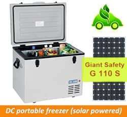 מקרר מקפיא DC 12V סולארי
