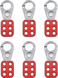 סוגר 6 חורים LOTO יחידות 6 במארז