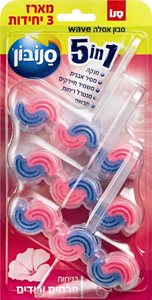 WAVE  סנובון סבון אסלה פרחים ורודים