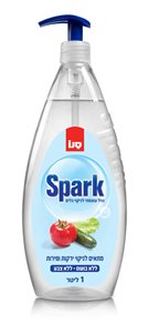 סנו ספארק נוזל לניקוי כלים פירות וירקות