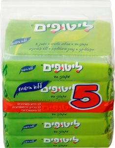 ליטופים חמשיית מגבונים ללא בישום