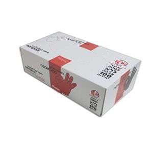 כפפות לטקס ללא אבקה מידה מדיום 100 יח'