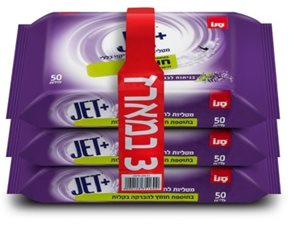 שלישיית מגבוני סנו ג'ט + לניקוי כללי בתוספת חומץ 150 יח'