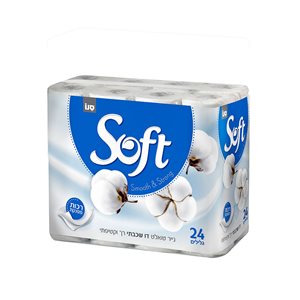 סנו סופט נייר טואלט 24 גלילים