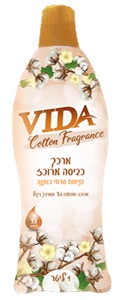 וידה מרכך כביסה מרוכז בניחוח פרחי כותנה 1 ליטר