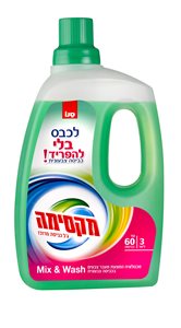 סנו מקסימה ג'ל כביסה מיקס אנד ווש לכביסה צבעונית 3 ליטר