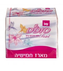סנו סופט מגבוני אף צבעוניים במארז של חמישייה