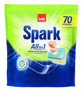 ספארק טבליות למדיח 70 יח'
