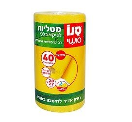 סנו סושי גליל מטליות לניקוי כללי 40 יח'
