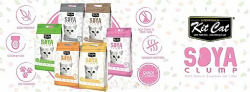 Kit Cat קיט קט חול מתגבש 7 ליטר לחתולים על בסיס סויה בניחוח טבעי (אוריג'ינל)