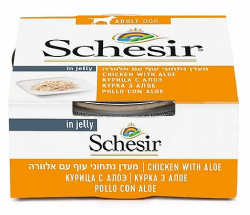 מעדן לכלב שזיר schesir פילה עוף באלוורה