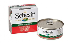 מעדן שזיר schesir לכלב פילה בקר מוקפץ עם רצועות עוף 150 גרם