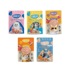 פאוץ לחתול מוצ׳י מגוון סוגים 70 גרם
