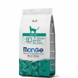 מונג Monge בוגר עוף היירבול לחתול 1.5 ק''ג