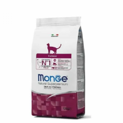 מונג Monge בוגר אינדור עוף ואורז 1.5 ק"ג