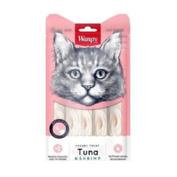 וונפי Wanpy ליקוקי קרם בטעם טונה ושרימפס 70 גרם