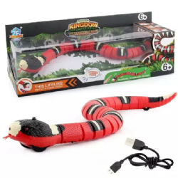 משחק לחתול נחש ריאליסטי זז (נטען בUSB)