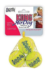 Kong AirDog Squeakair Ball בגודל XS- שלושה באריזה
